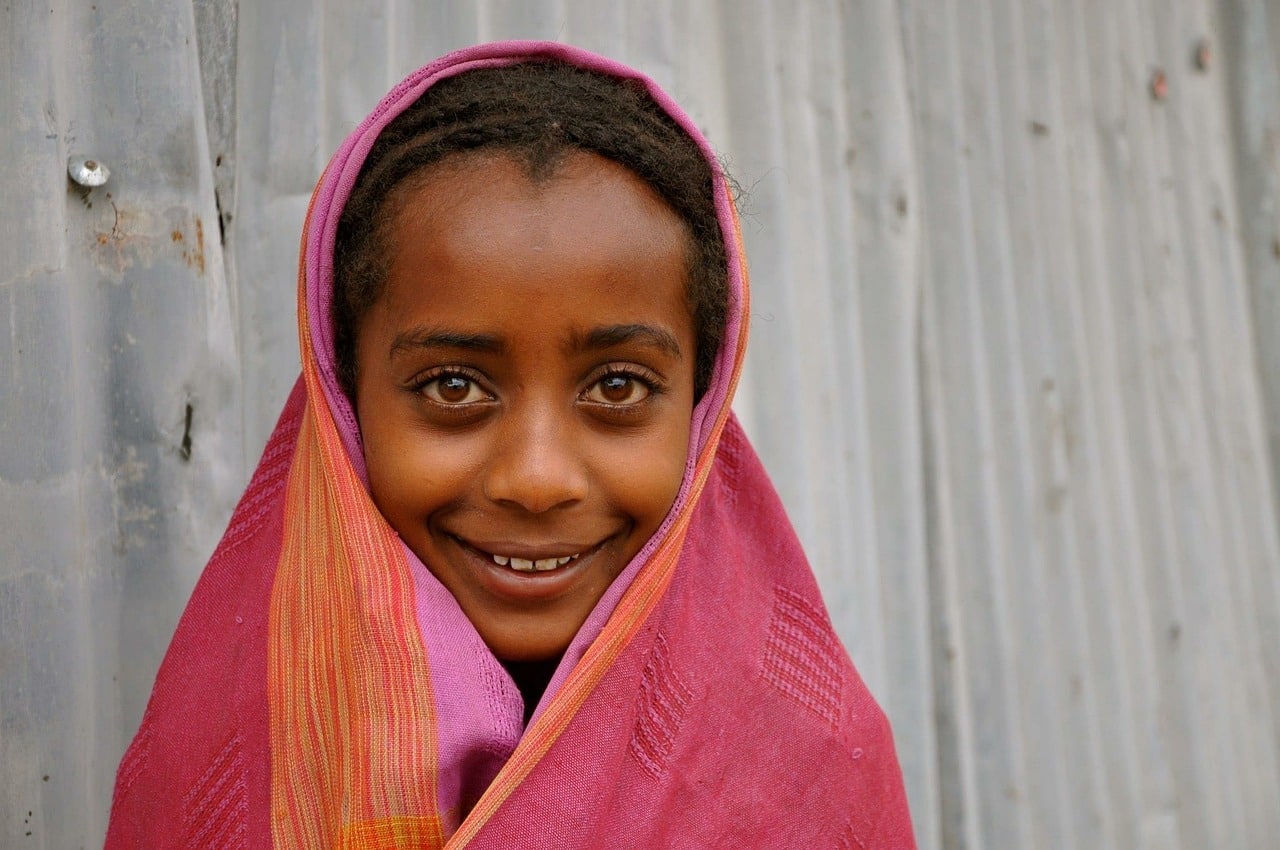 ילדה אתיופית באתיופיה