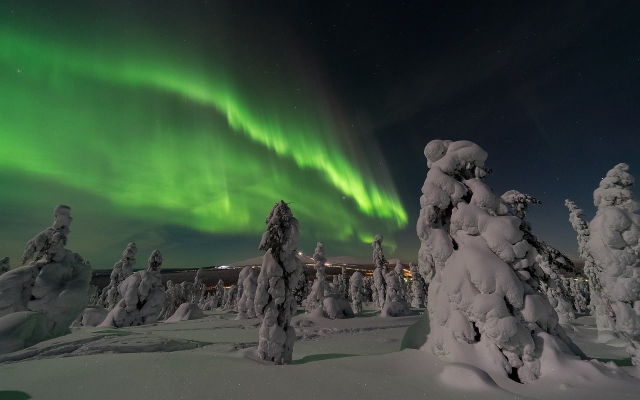 פינלנד, אורות הצפון